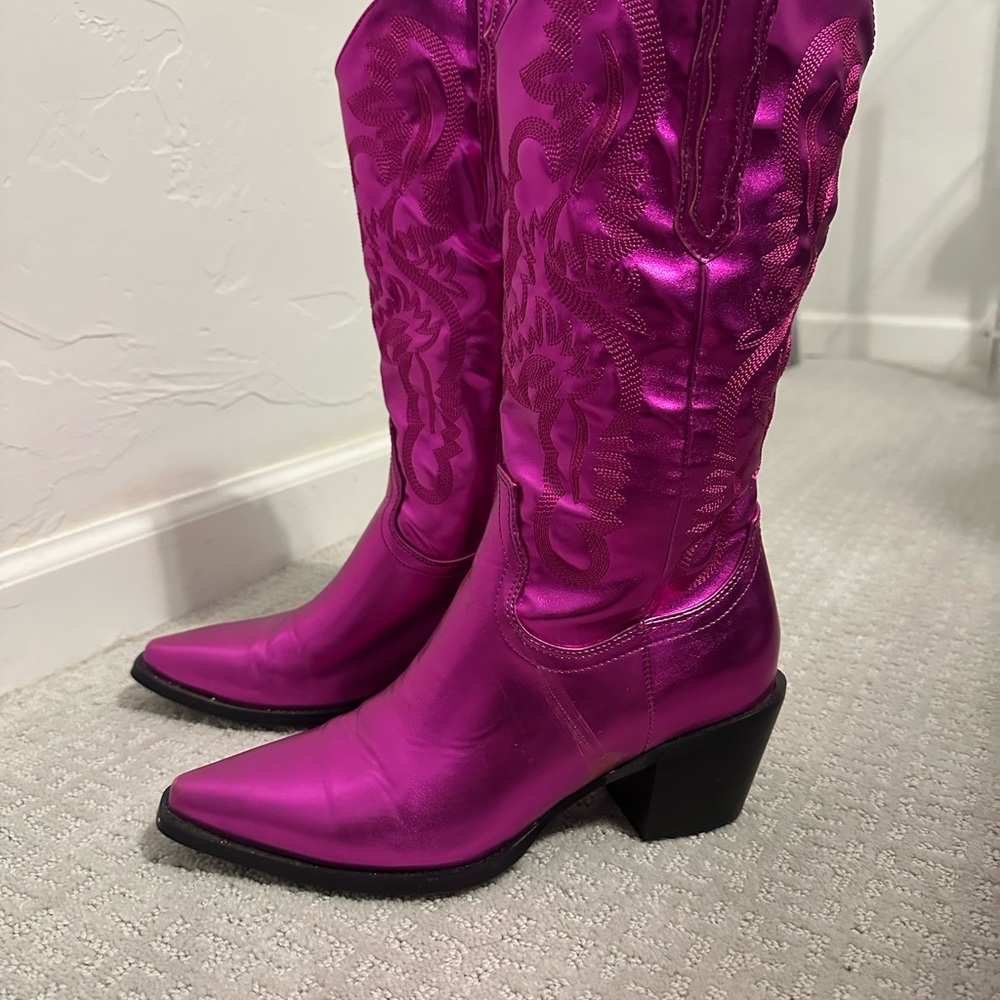 Women's Pink Cowboy Boots